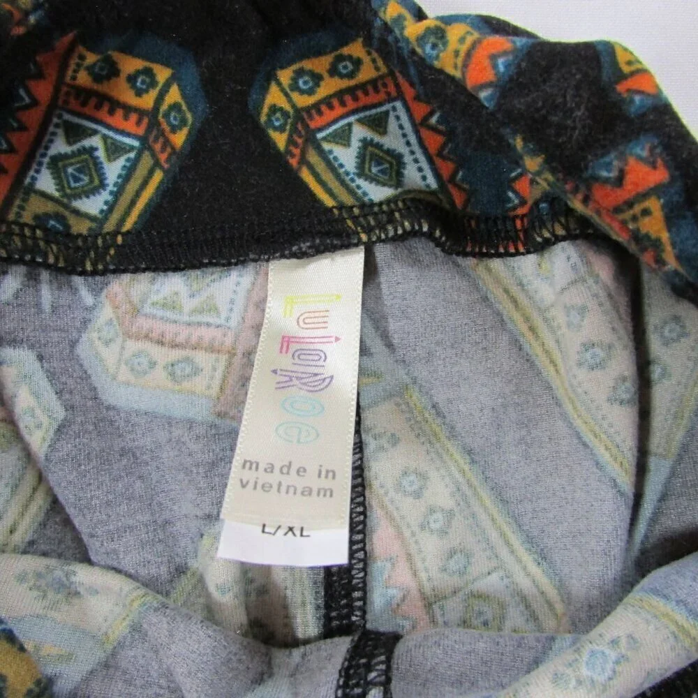 Lularoe Youth Kid's L/XL Teepee Indian Southwestern Leggings